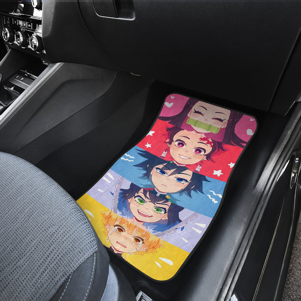 Demon Slayer 1 Anime Car Floor Mats Custom Car Accessories Car Decor 2021