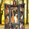 Boxer Dog Premium Blanket