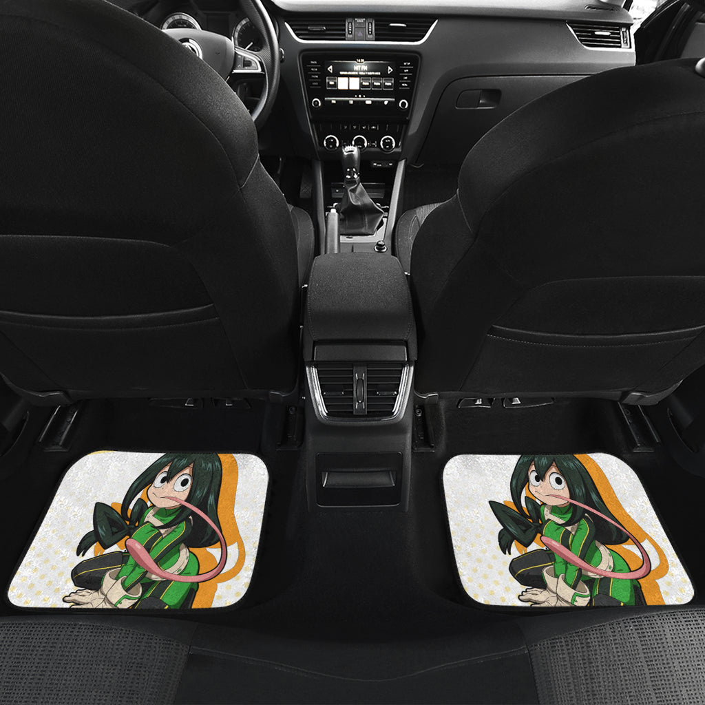 Tsuyu Asui 3 Anime Car Floor Mats Custom Car Accessories Car Decor 2021