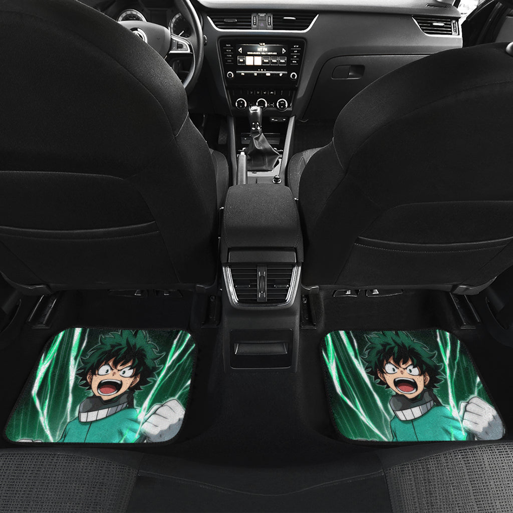 Midoriya Izuku 4 Anime Car Floor Mats Custom Car Accessories Car Decor 2022
