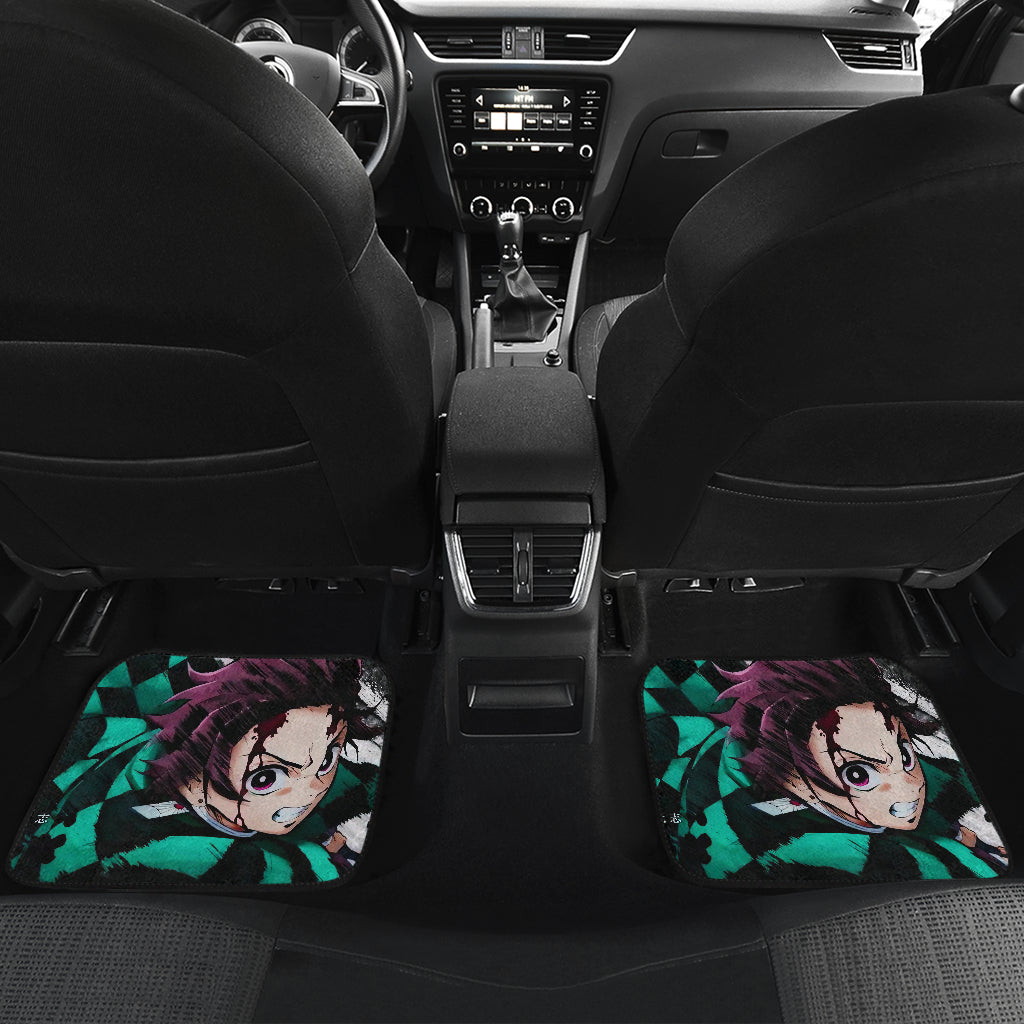 Nezuko Tanjiro Kamado Demon Slayer Anime Car Floor Mats Custom Car Accessories Car Decor 2021