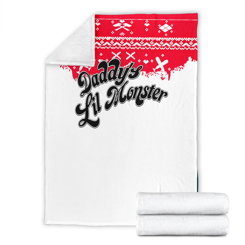 Suicide Squad Harley Quinn Ugly Christmas Custom Blanket Home Decor