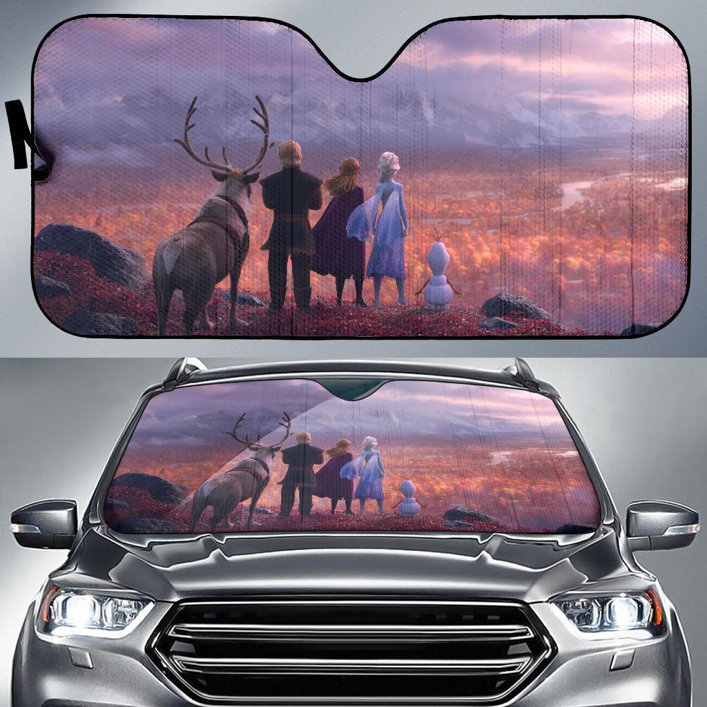 Frozen 4K The Movie Car Sun Shade Gift Ideas 2022