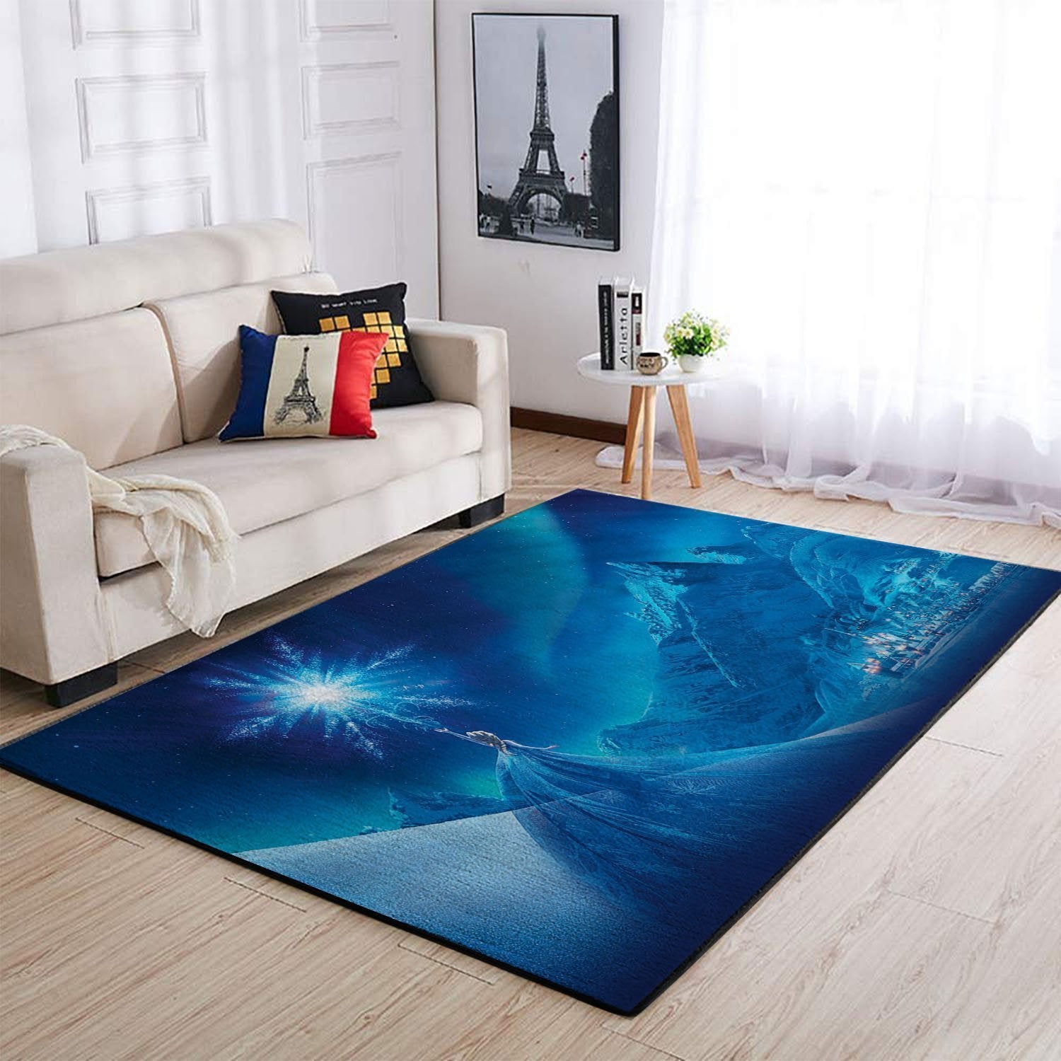 Frozen Area Rug Floor Home Room Decor