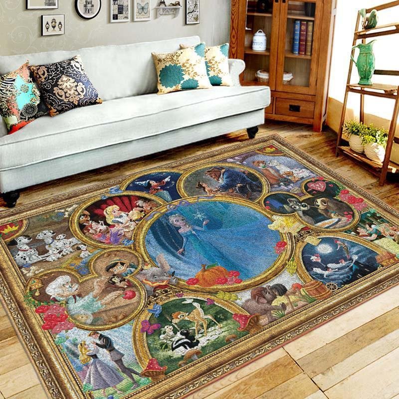 Frozen Area Rug Home Decor Bedroom Living Room Decor