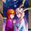 Frozen-Elsa-Anna-Anime-Jigsaw Puzzle Kids Toys