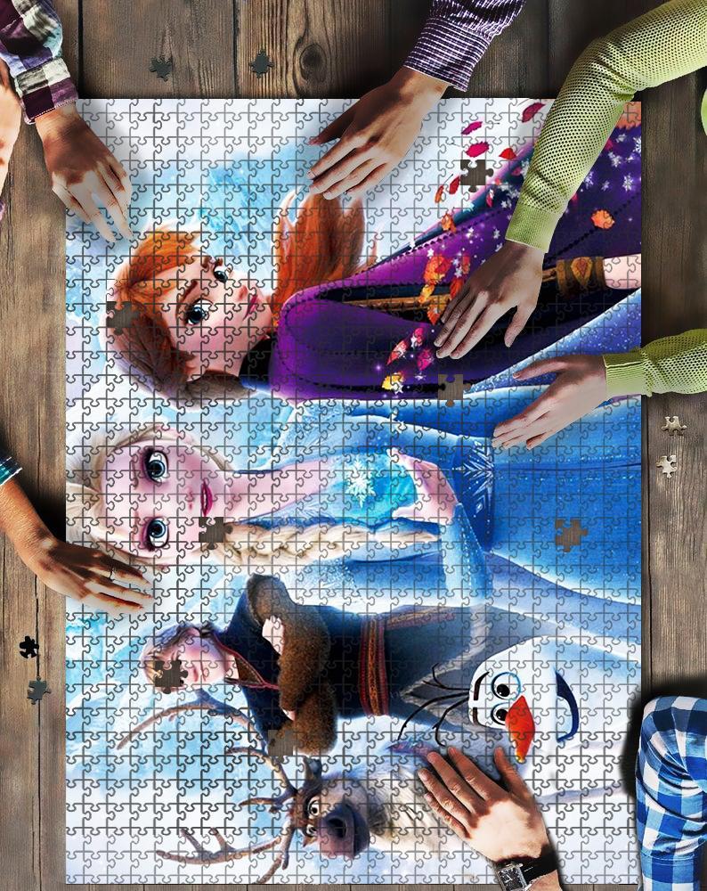 Frozen Princess Jigsaw Mock Puzzle Kid Toys
