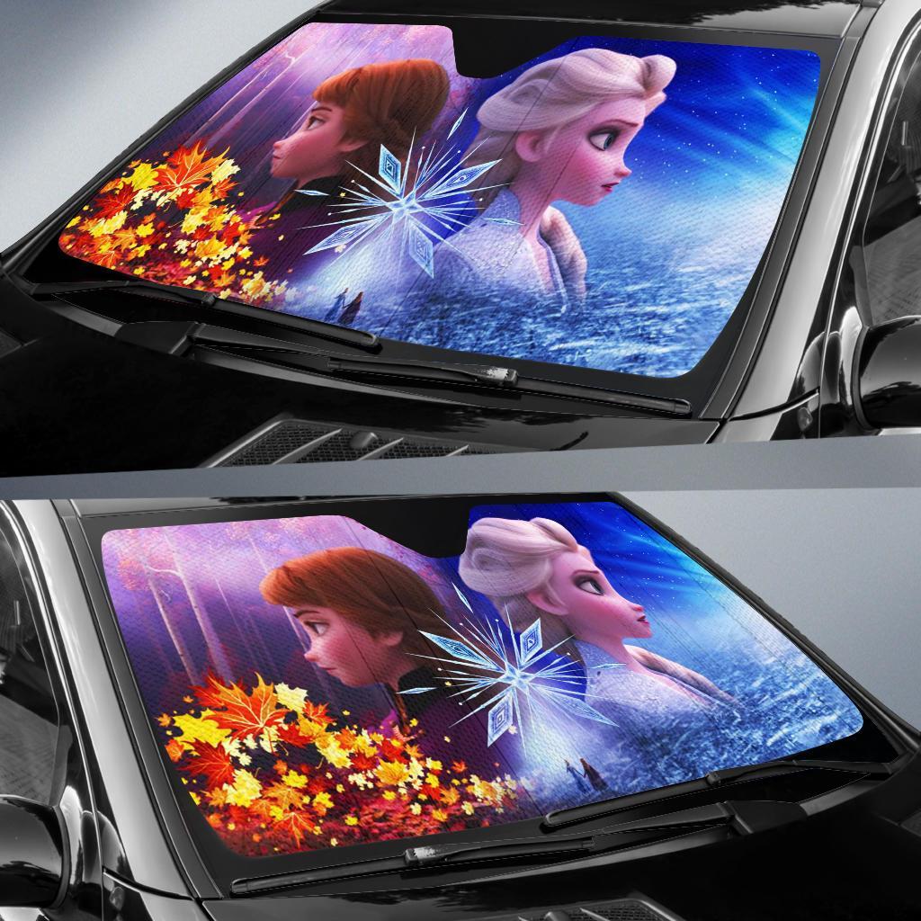 Frozen Queen Sisters Car Sun Shade Gift Ideas 2022