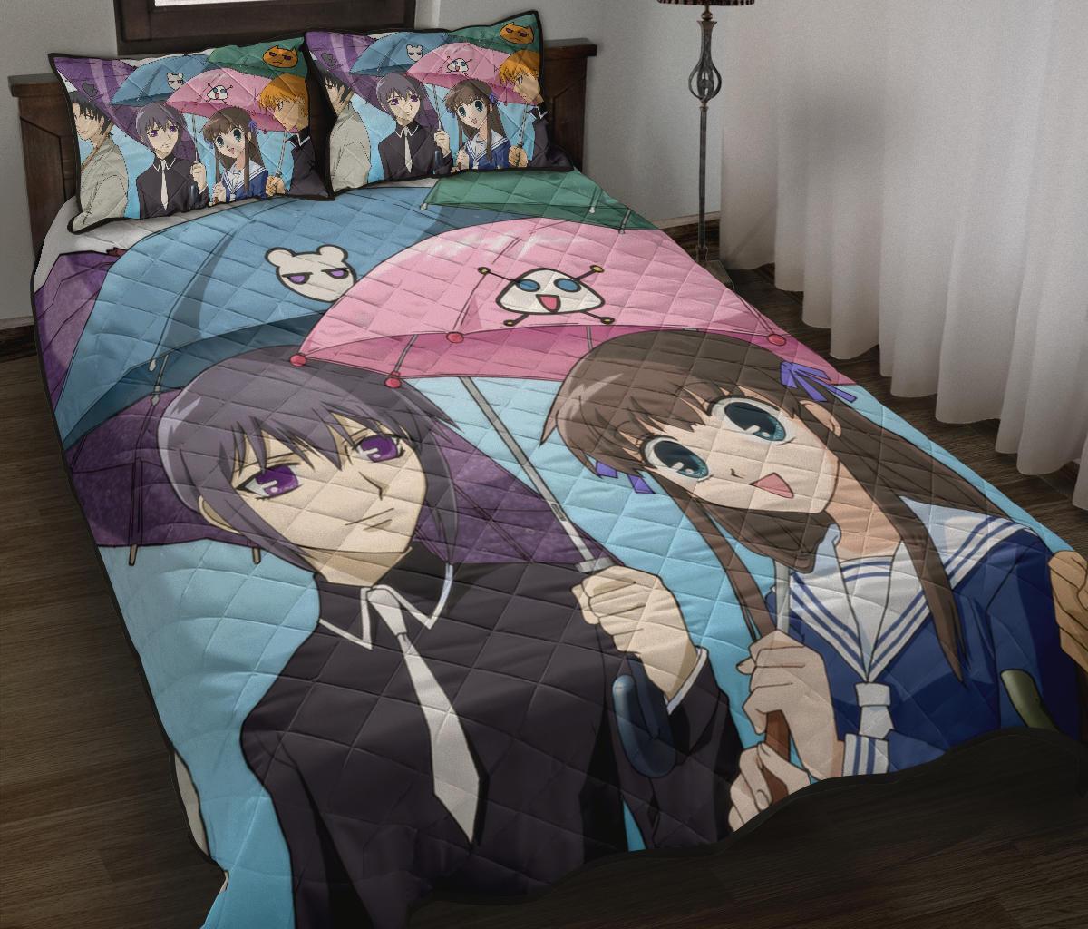 Fruits Basket Anime Quilt Bed Set Pillow Case Amazing Decor Gift Ideas 2