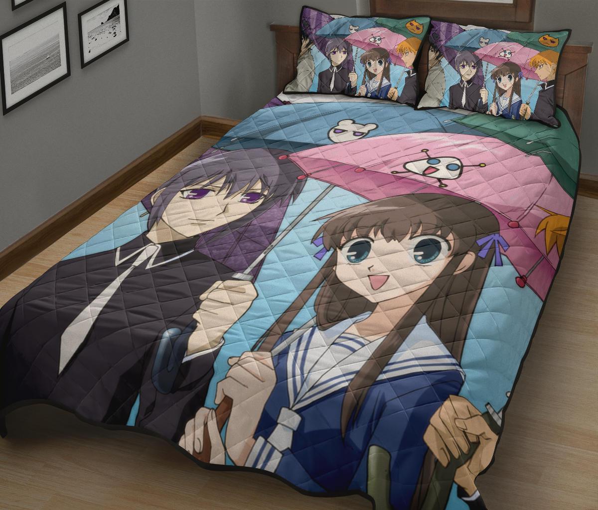 Fruits Basket Anime Quilt Bed Set Pillow Case Amazing Decor Gift Ideas 2