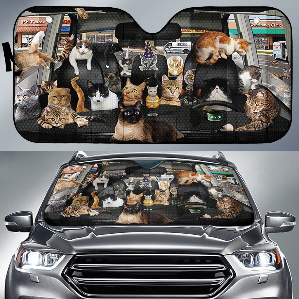 Full Of Cats Auto Sun Shades Amazing Best Gift Ideas 2022