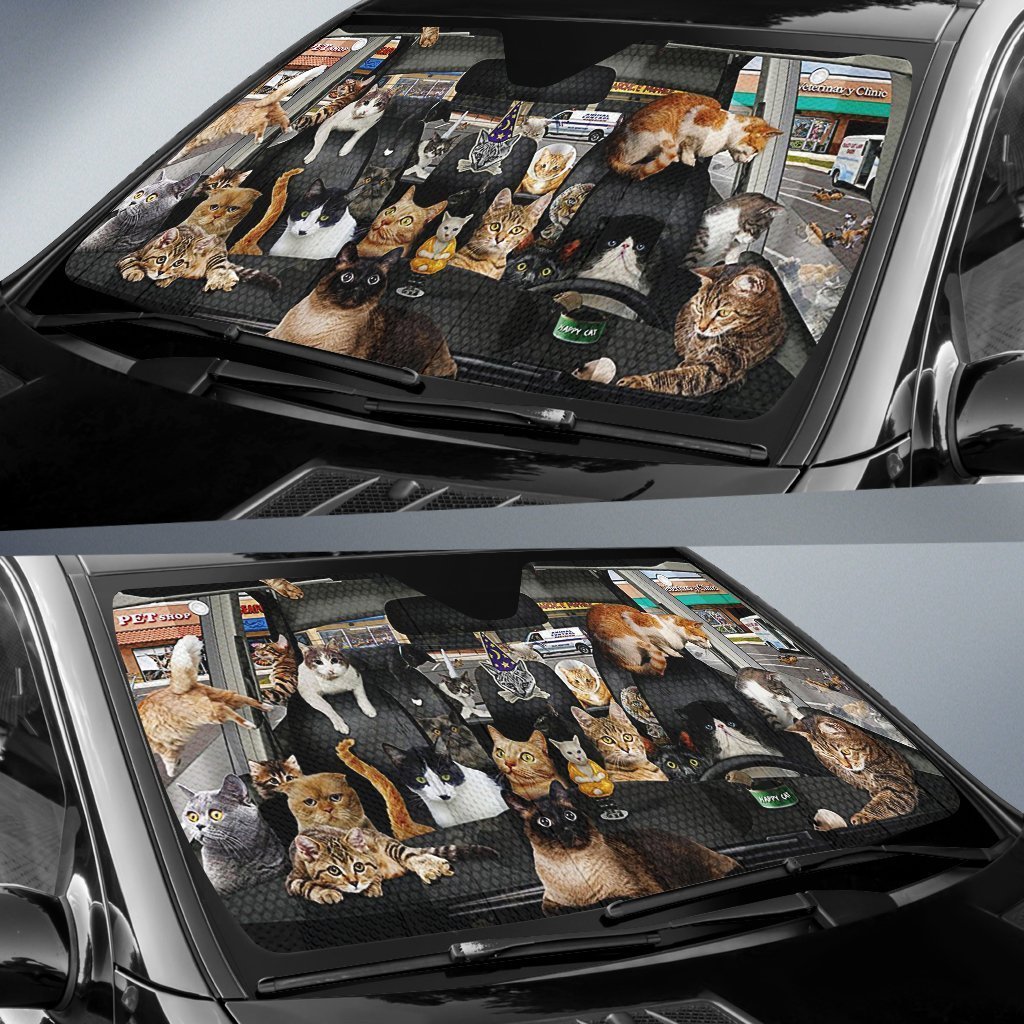 Full Of Cats Auto Sun Shades Amazing Best Gift Ideas 2022