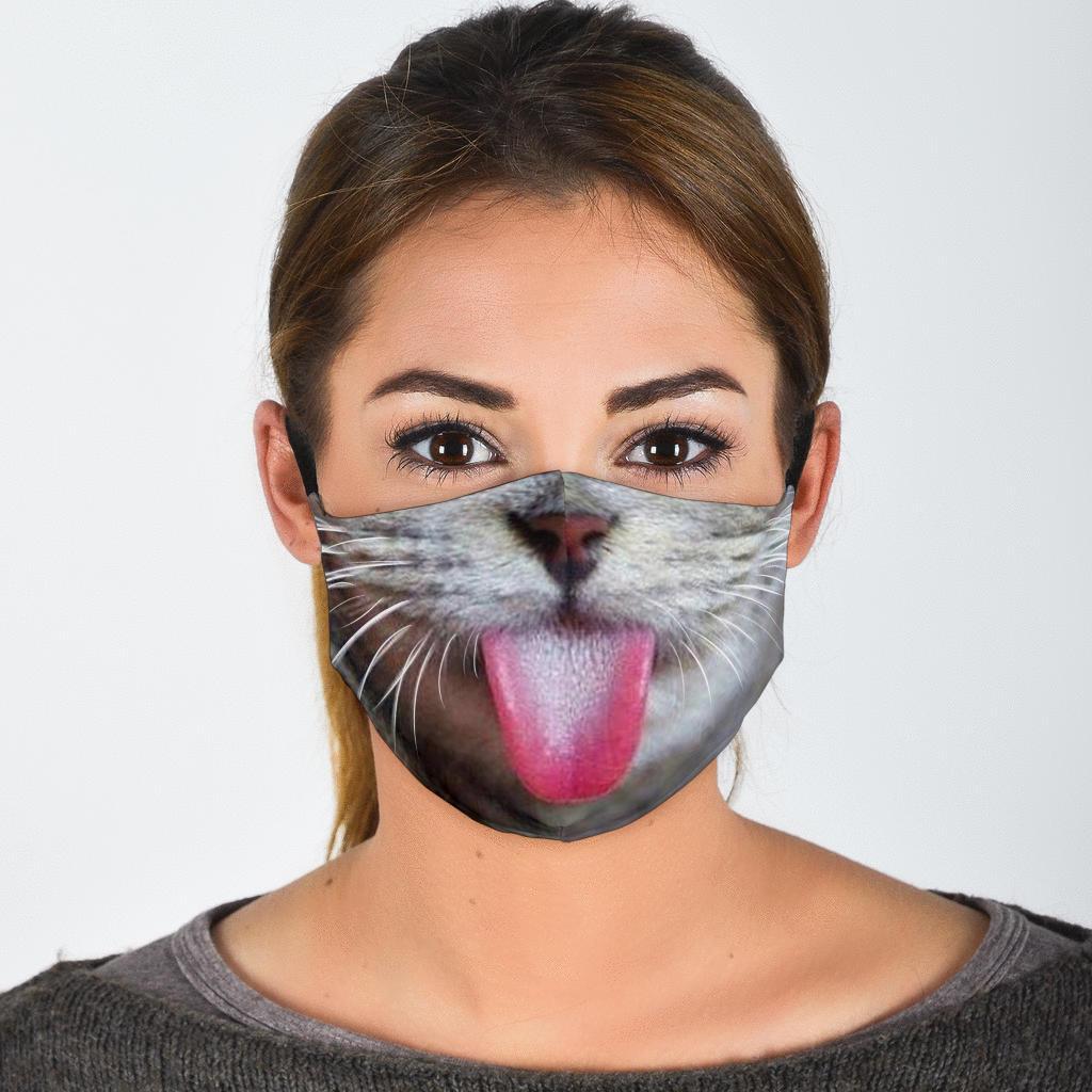 Funny Cat Face Mask