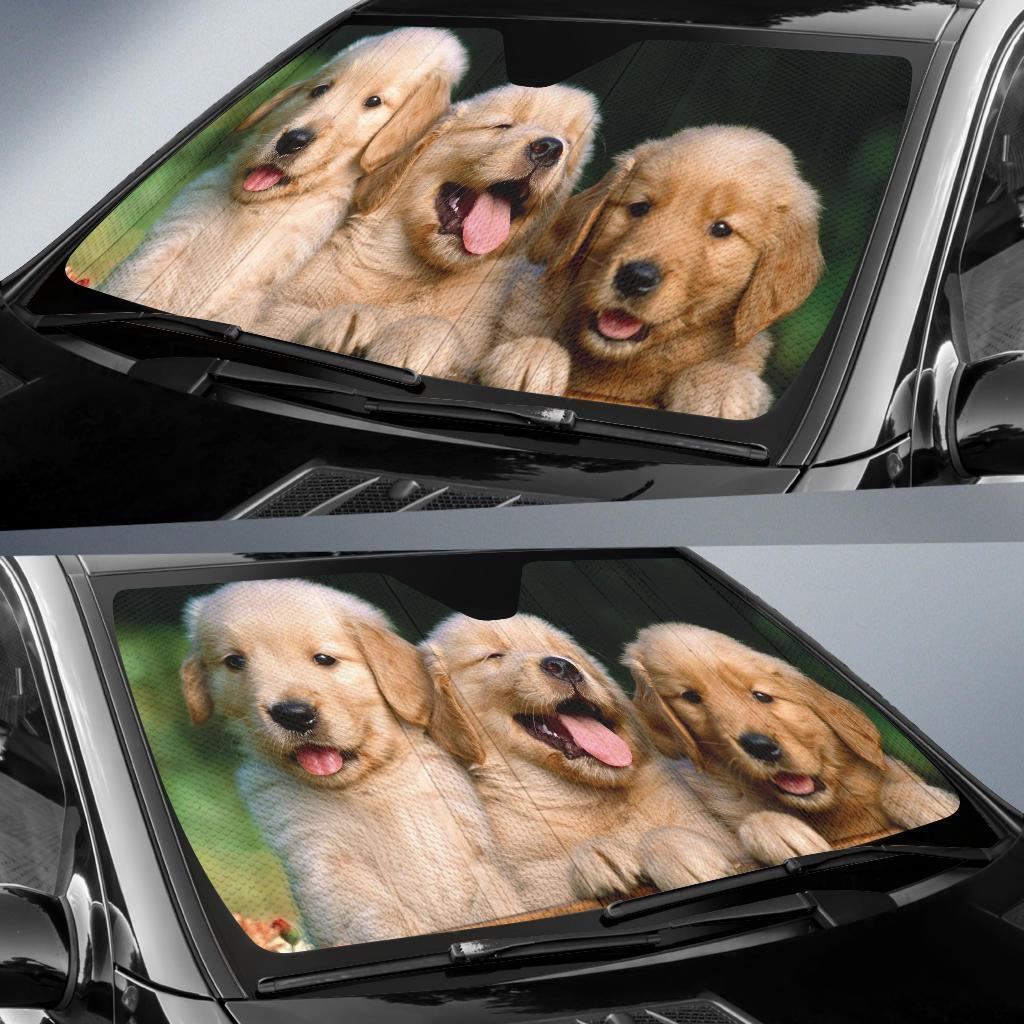 Funny Cute Dog Car Sun Shades Amazing Best Gift Ideas 2022