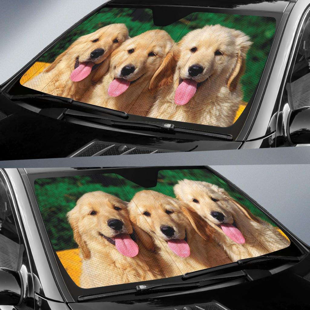 Funny Cute Dogs Car Sun Shades Amazing Best Gift Ideas 2022