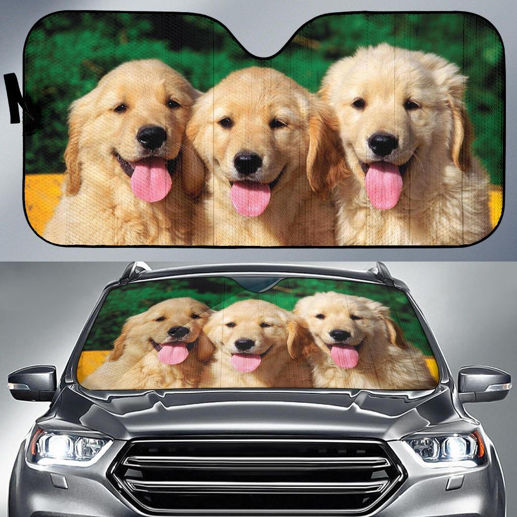 Funny Cute Dogs Car Sun Shades Amazing Best Gift Ideas 2022