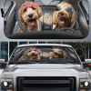Funny Goldendoodle Car Sunshade Gift Ideas 2021