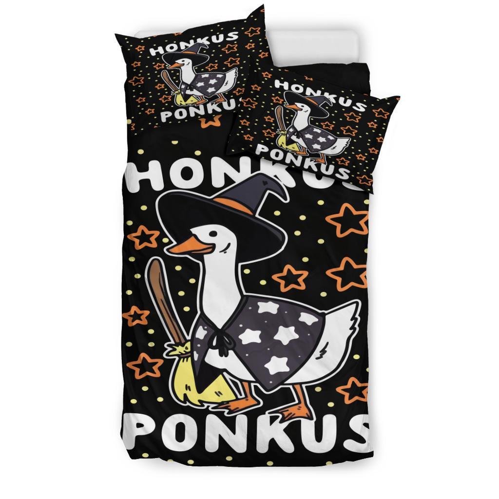 Funny Halloween Witches Duck Cute Honkus Ponkus Bedding