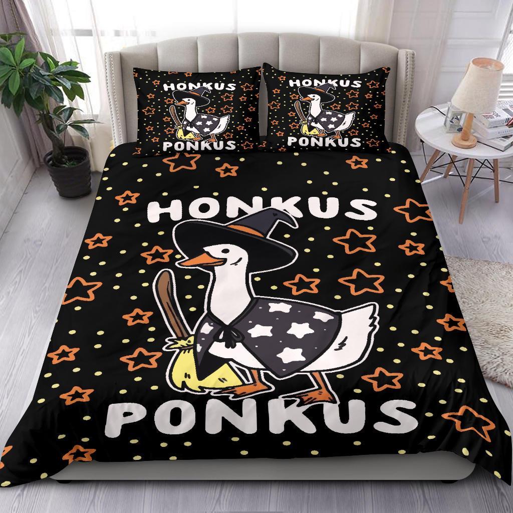 Funny Halloween Witches Duck Cute Honkus Ponkus Bedding