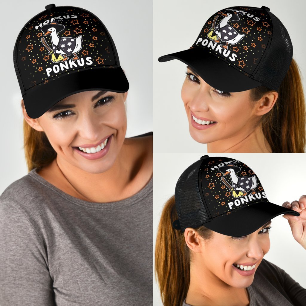 Funny Halloween Witches Duck Cute Honkus Ponkus Mesh Backcap