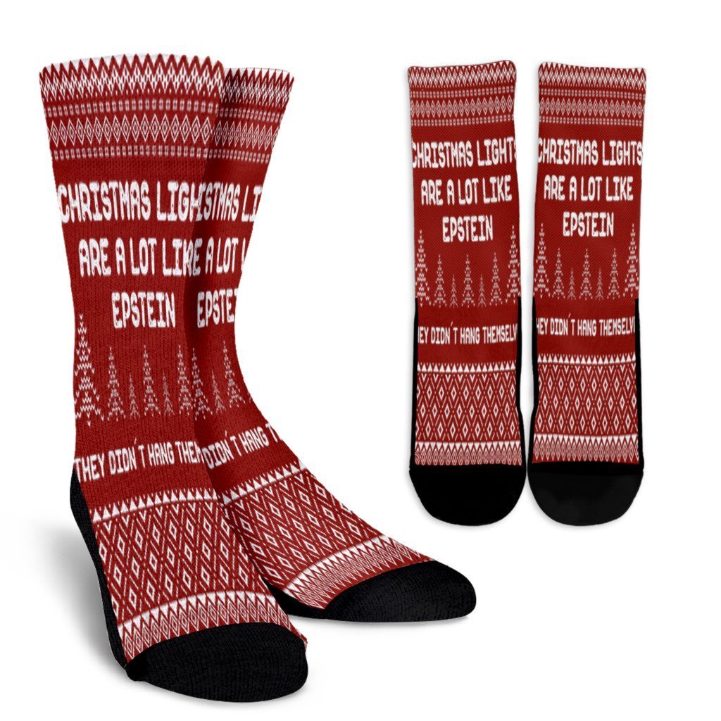 Funny Ugly Christmas Lights Are A Lot Like Epsteins Noel Socks Perfect Christmas Gift