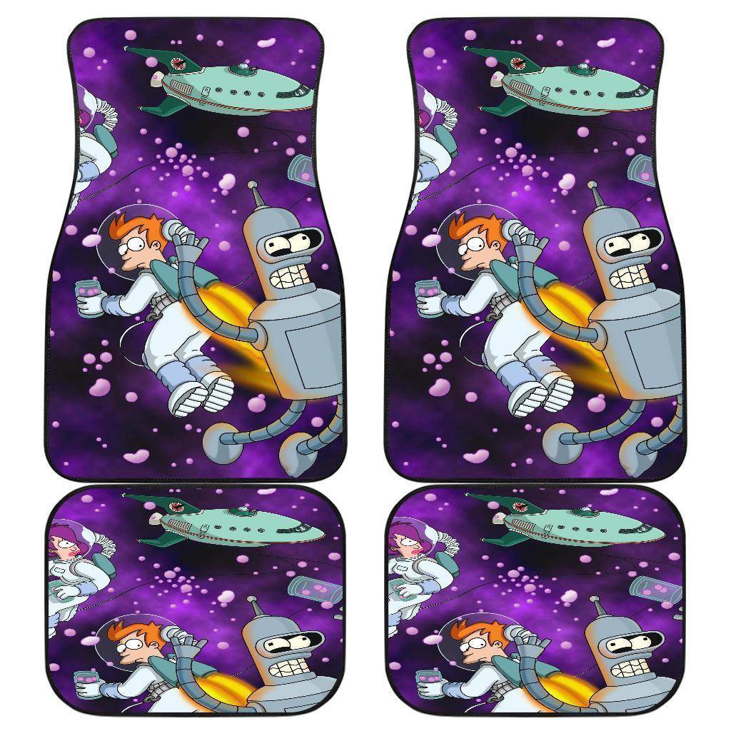 Futurama Cartoon Funny Poster For Fans Car Floor Mats