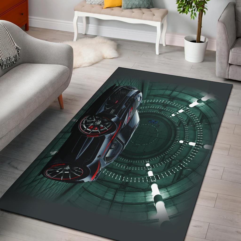 Futuristic 2017 Camaro Ss Car Art Area Rug Carpets