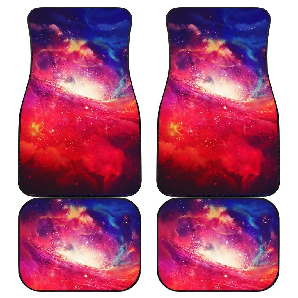 Galaxy Front And Back Car Floor Mats