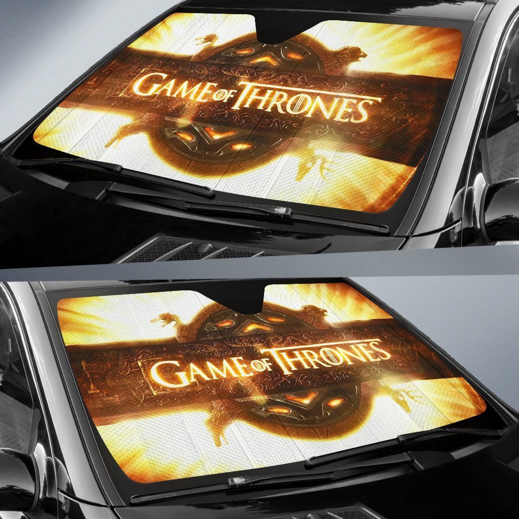 Game Of Thornes Symbol Poster Sun Shade Gift Ideas 2022