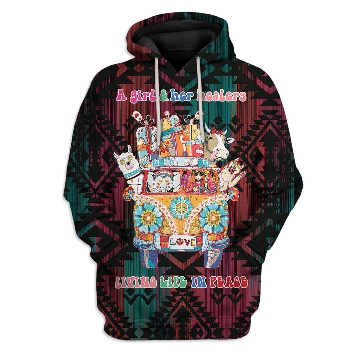 3D Living Life In Peace Camping Custom Hoodie Amazing Gift Idea