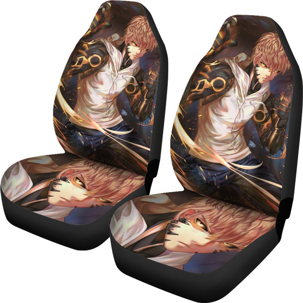 Genos Hd One Punch Man Anime Manga Car Seat Covers