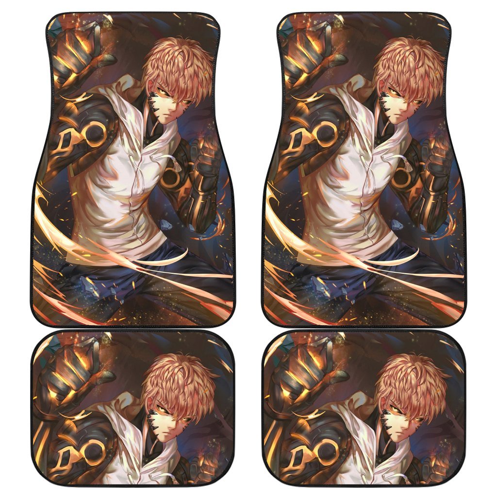 Genos One Punch Man 2 Car Floor Mats Custom Car Accessories Car Decor 2022