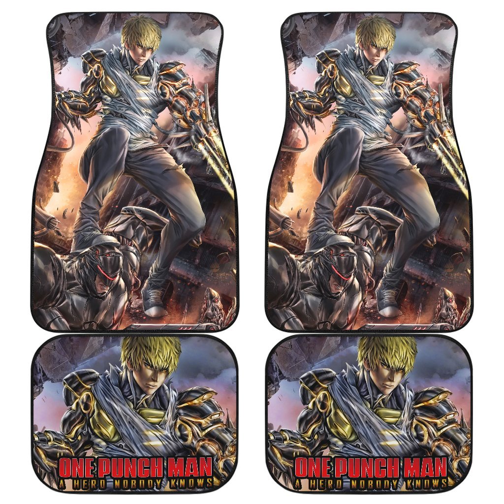 Genos One Punch Man 6 Car Floor Mats Custom Car Accessories Car Decor 2022