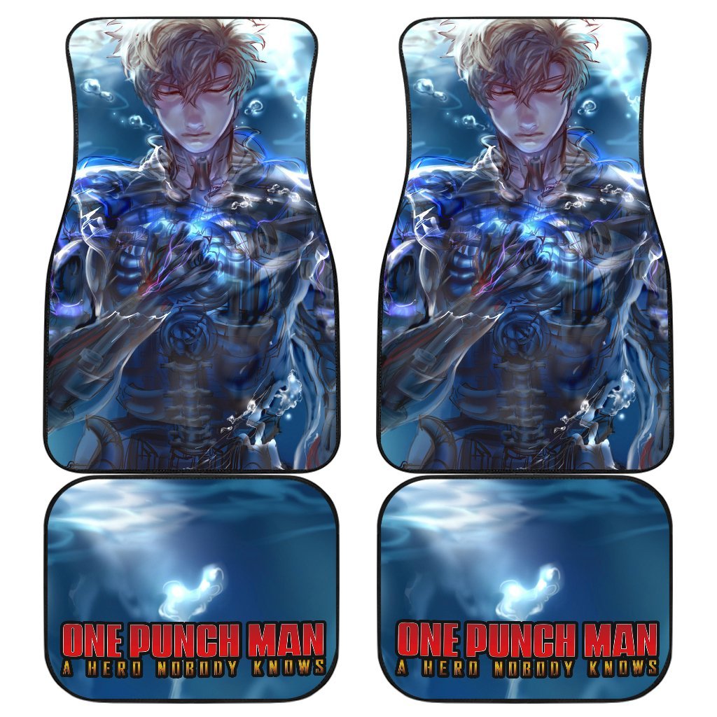 Genos One Punch Man 7 Car Floor Mats Custom Car Accessories Car Decor 2022