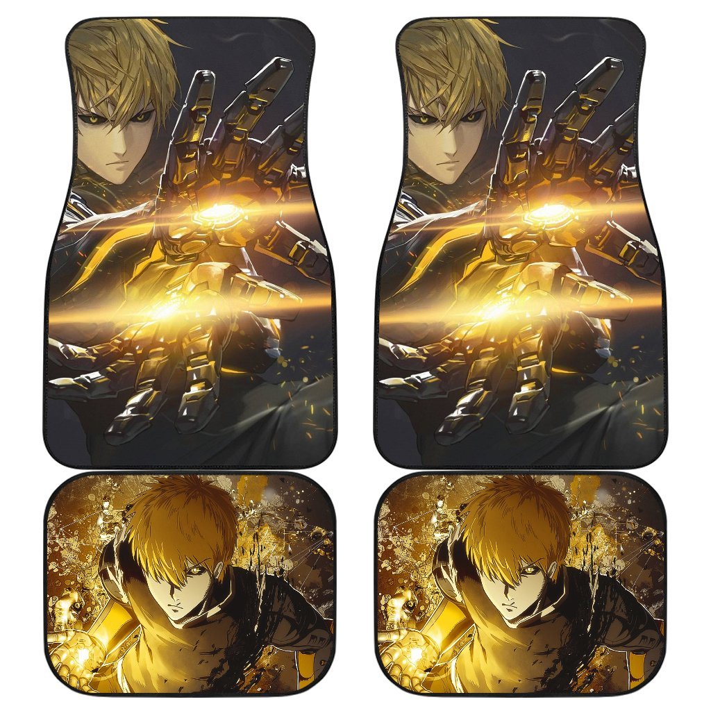 Genos One Punch Man 8 Car Floor Mats Custom Car Accessories Car Decor 2022