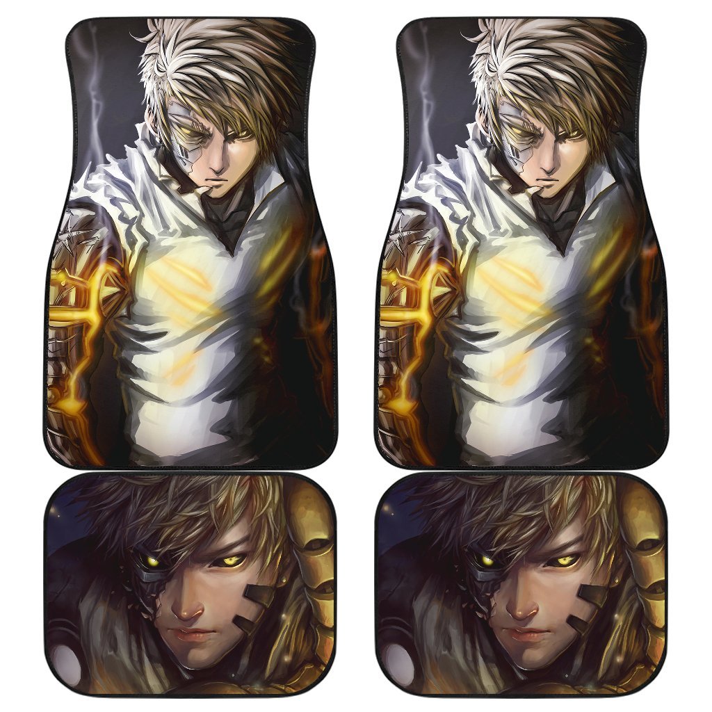 Genos One Punch Man Car Floor Mats Custom Car Accessories Car Decor 2022