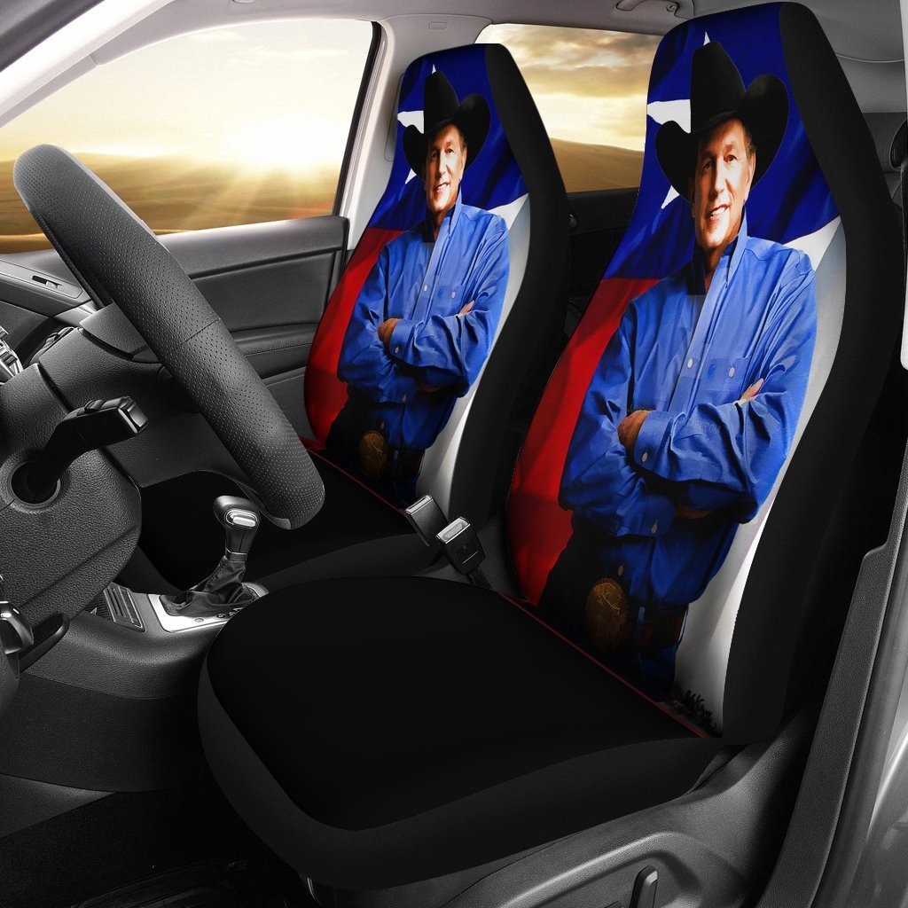 George Strait Seat Cover
