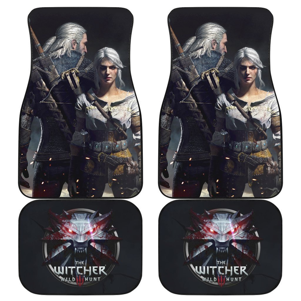 Geralt & Ciri Car Floor Mats The Witcher 3: Wild Hunt Game