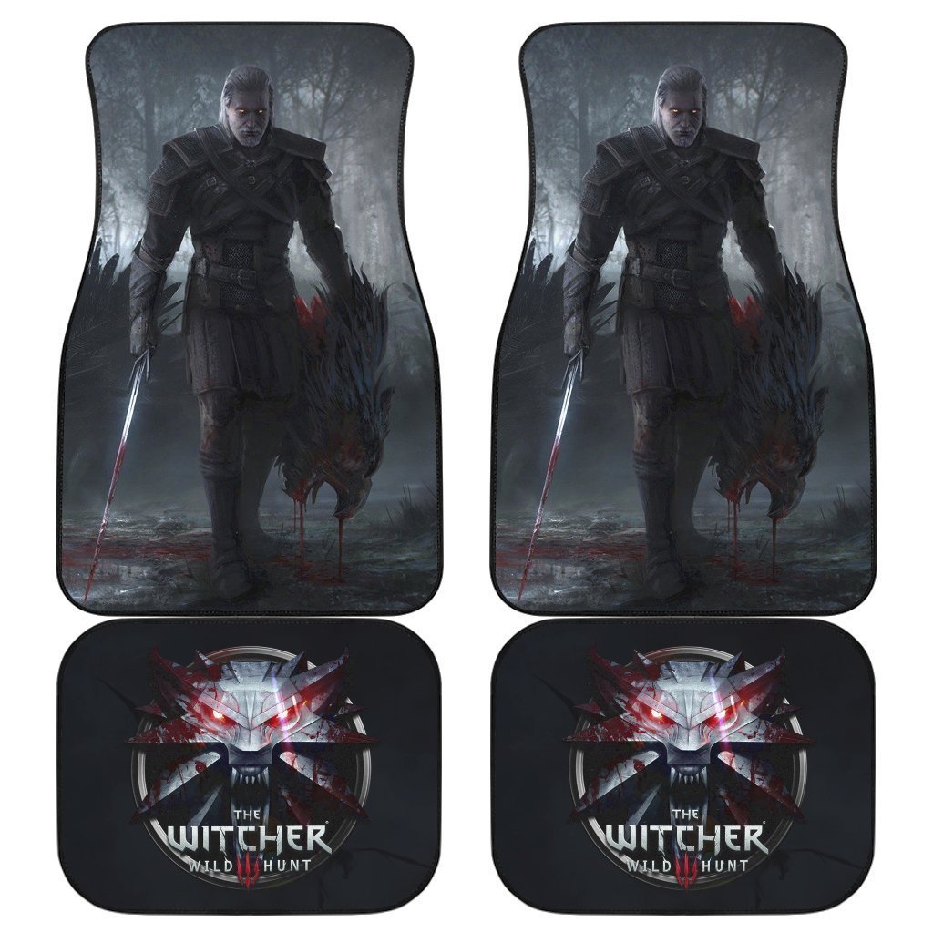 Geralt Logo The Witcher 3: Wild Hunt Game Car Floor Mats