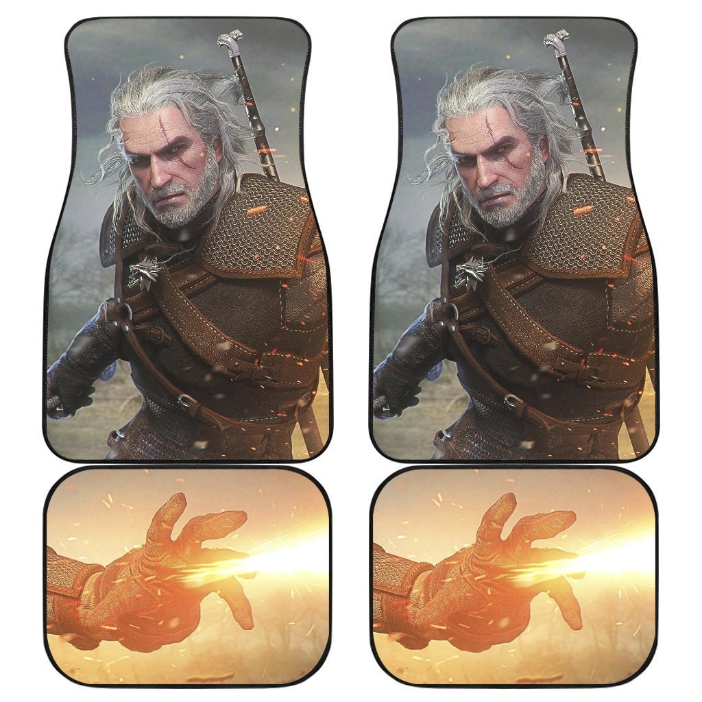 Geralt The Witcher 3: Wild Hunt Game Fan Gift Car Floor Mats