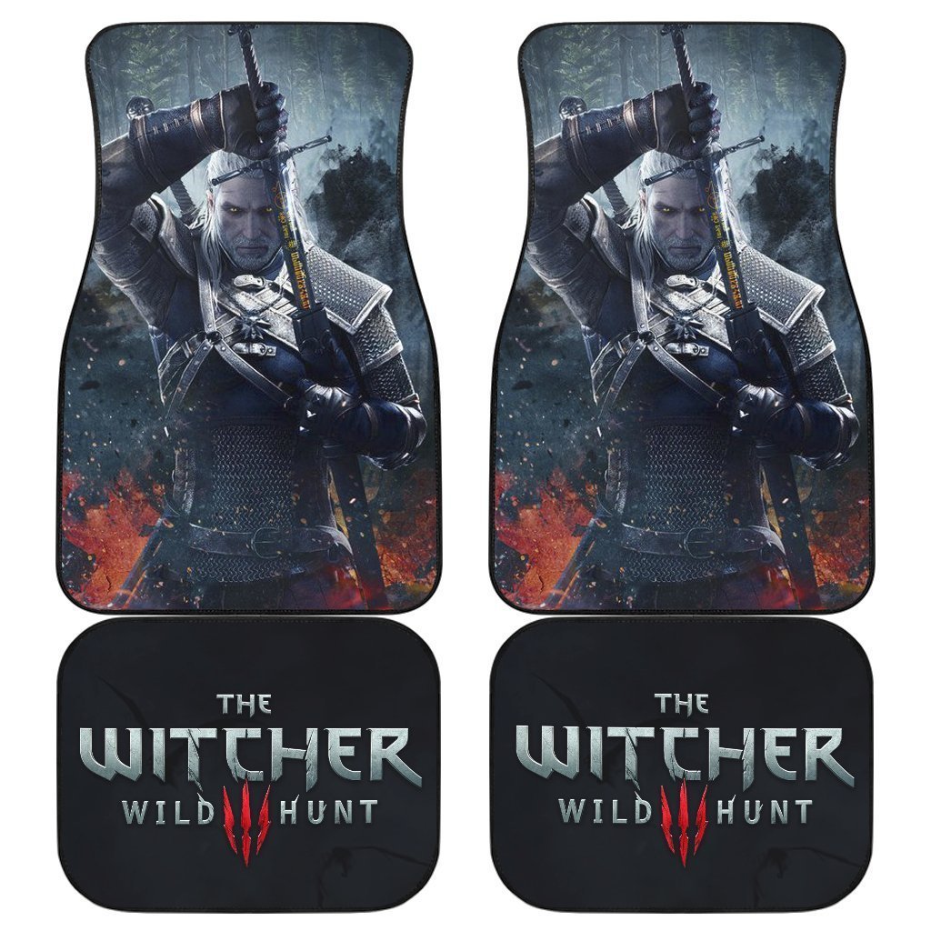 Geralt The Witcher 3: Wild Hunt Gaming 3D Car Floor Mats