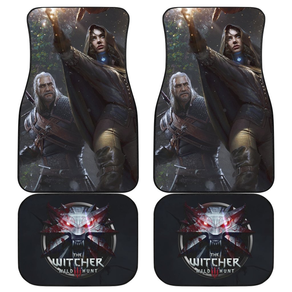 Geralt & Yennefer Car Floor Mats The Witcher 3: Wild Hunt Game