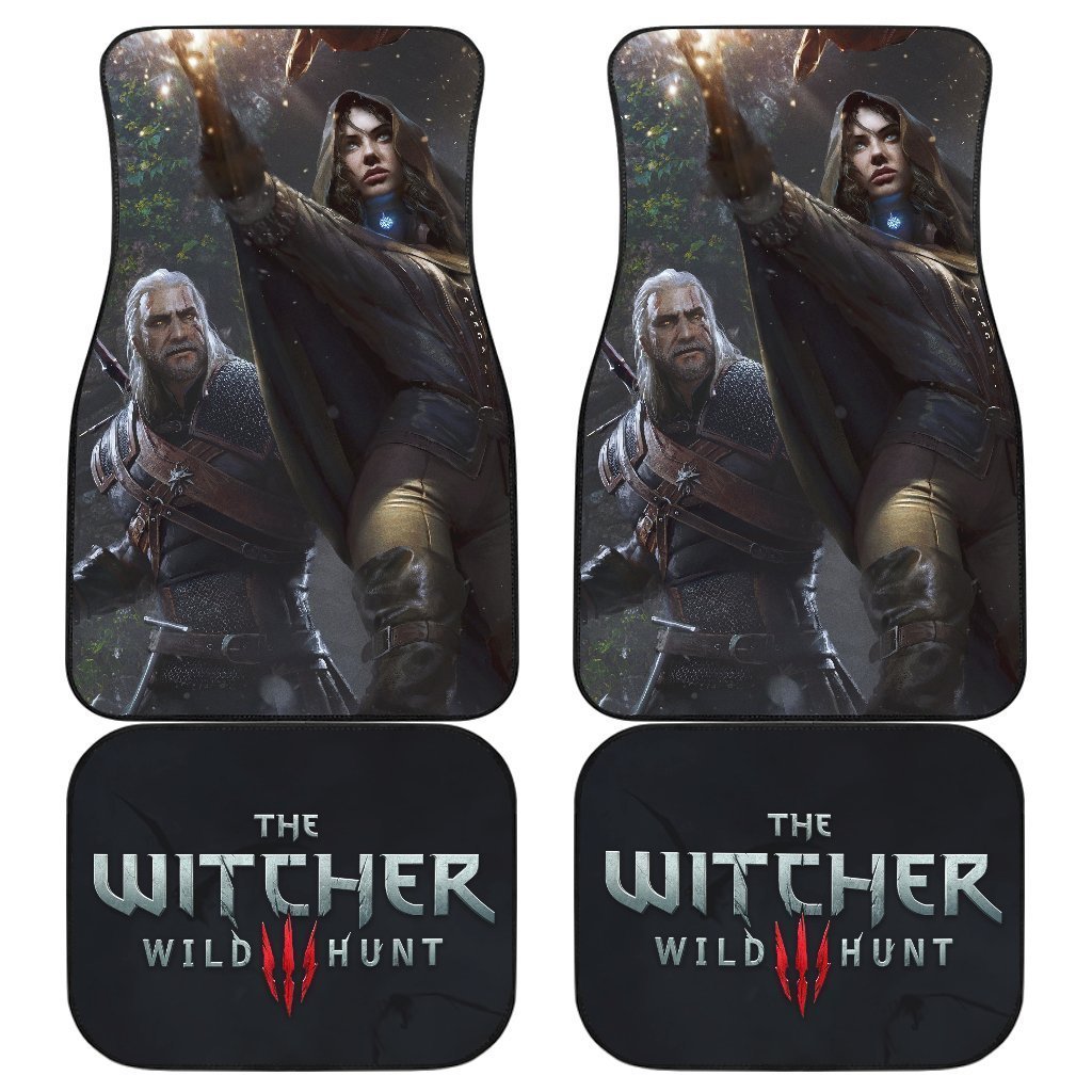 Geralt & Yennefer The Witcher 3: Wild Hunt Game Car Floor Mats