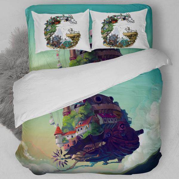 Ghibli Castle Bedding Set