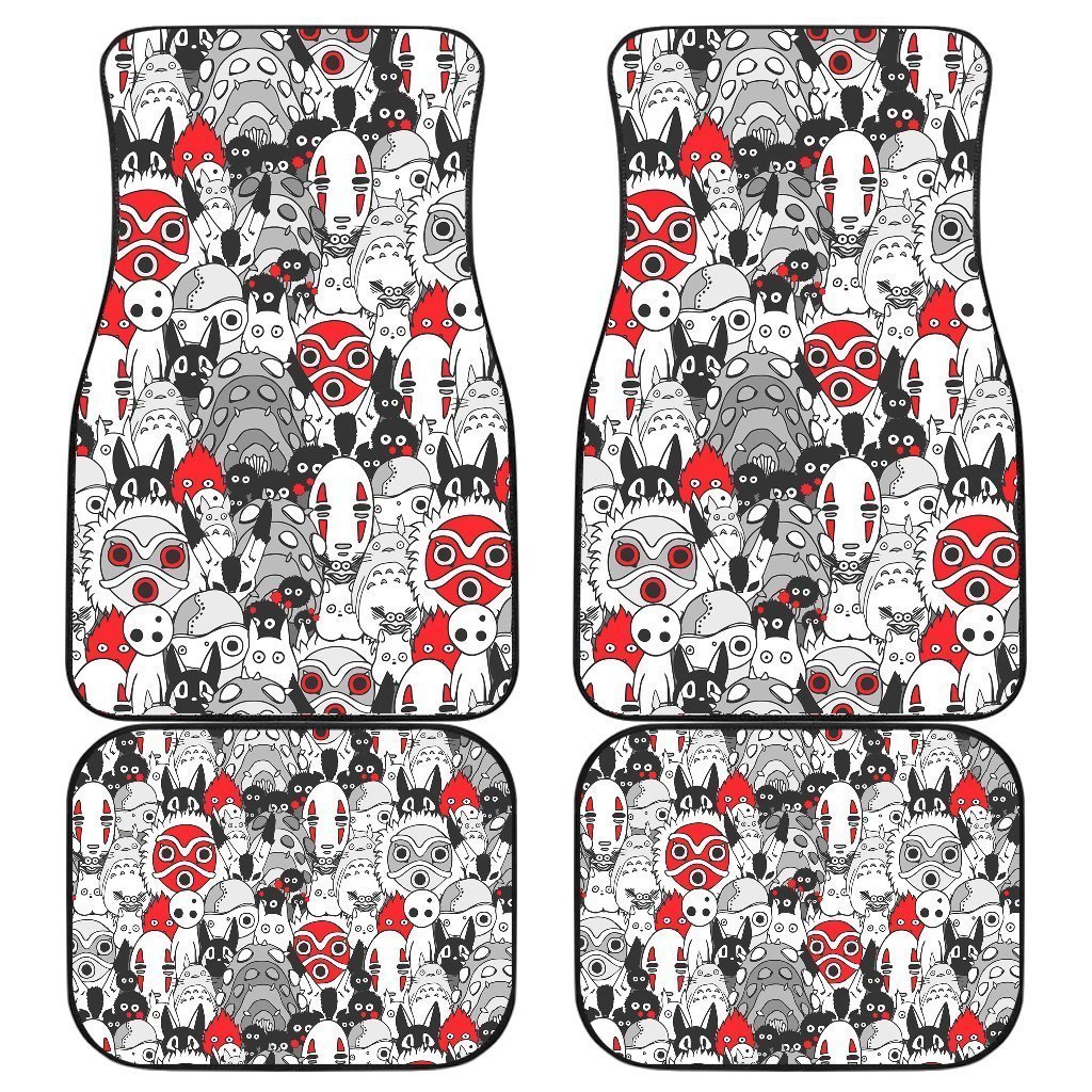 Ghibli Characters Anime Car Floor Mats