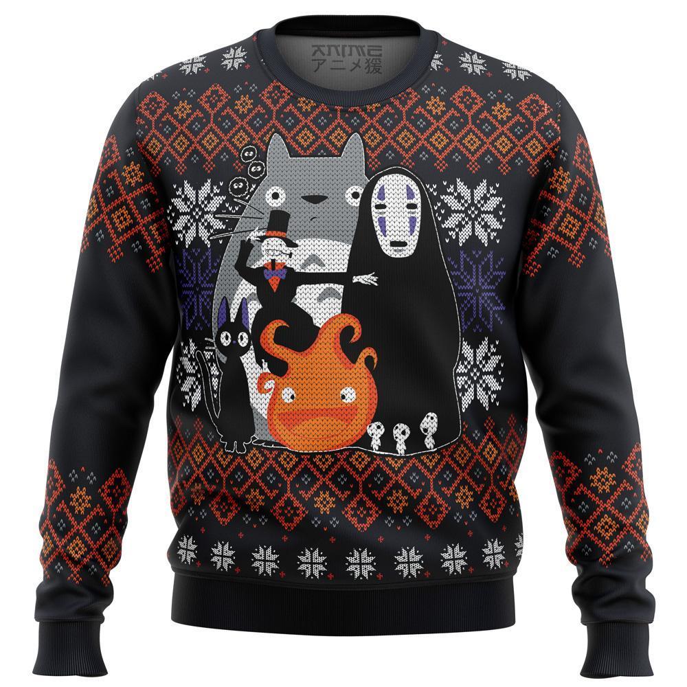 Ghibli Miyazaki Premium Ugly Christmas Sweater Amazing Gift Idea Thanksgiving Gift
