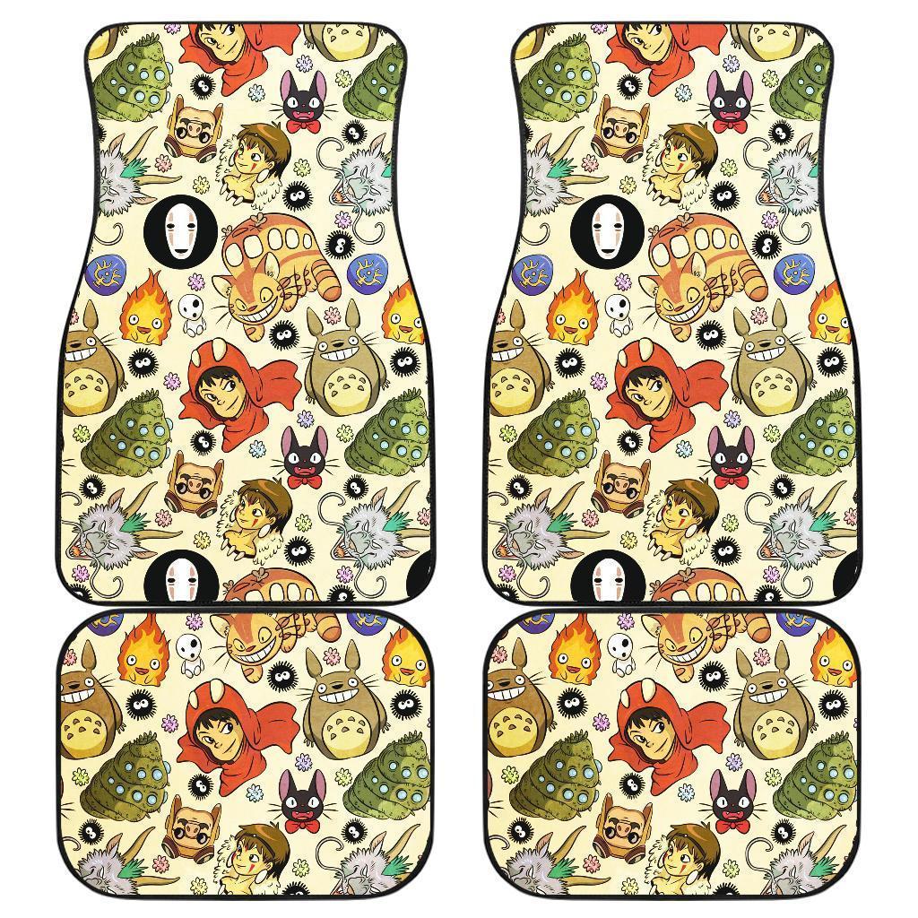 Ghibli Studio Symbols Car Floor Mats