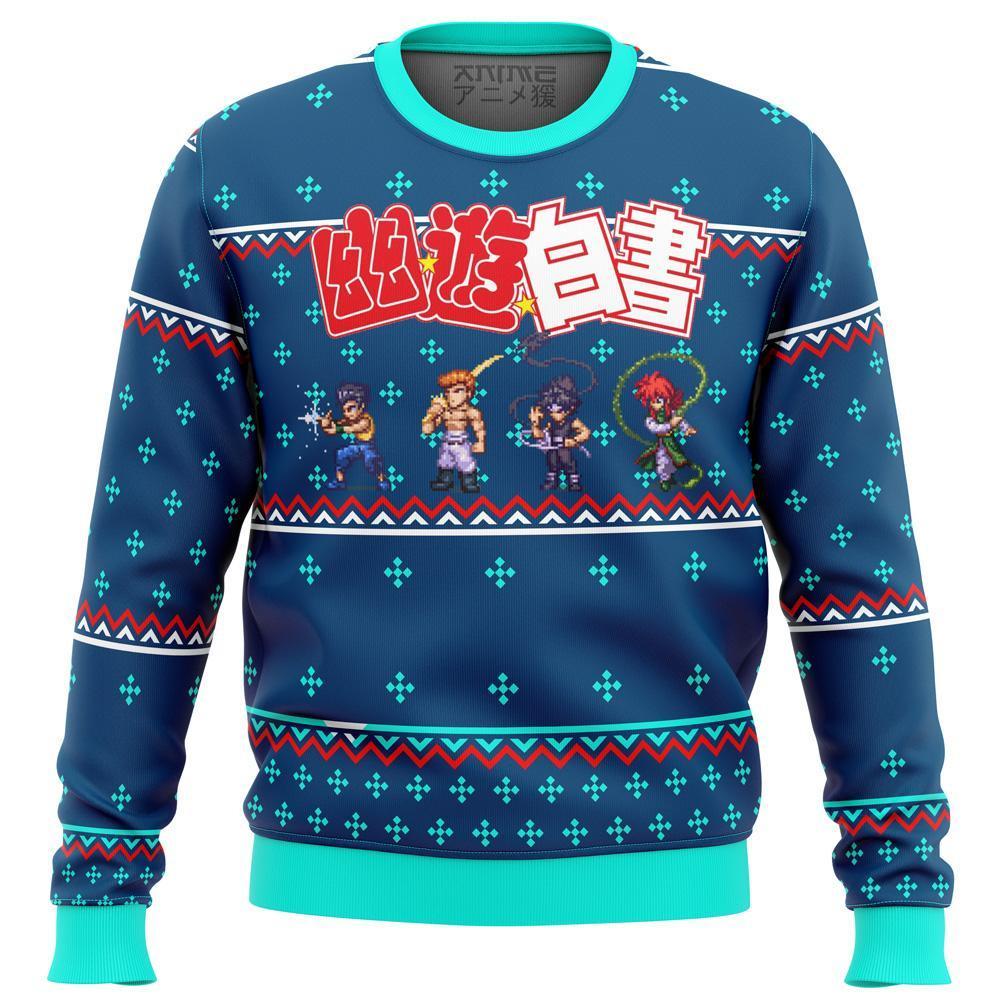 Ghost Fighter Yuyu Hakusho Premium Ugly Christmas Sweater Amazing Gift Idea Thanksgiving Gift