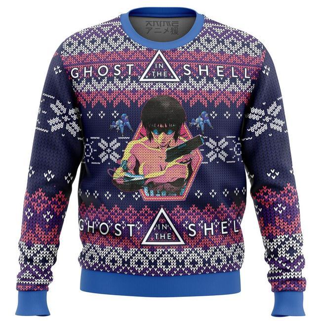 Ghost In The Shell Alt Premium Ugly Christmas Sweater Amazing Gift Idea Thanksgiving Gift