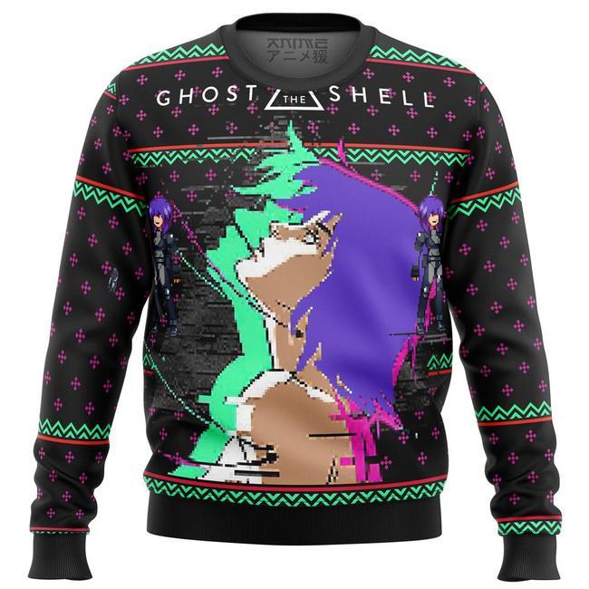 Ghost In The Shell Major Premium Ugly Christmas Sweater Amazing Gift Idea Thanksgiving Gift